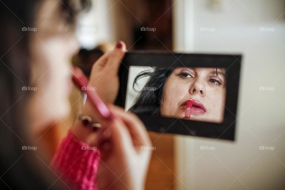 Putting on the Make-up