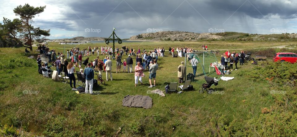 Swedish Midsummer. A Swedish tradition to celebrate the Summer and the sunlight.
