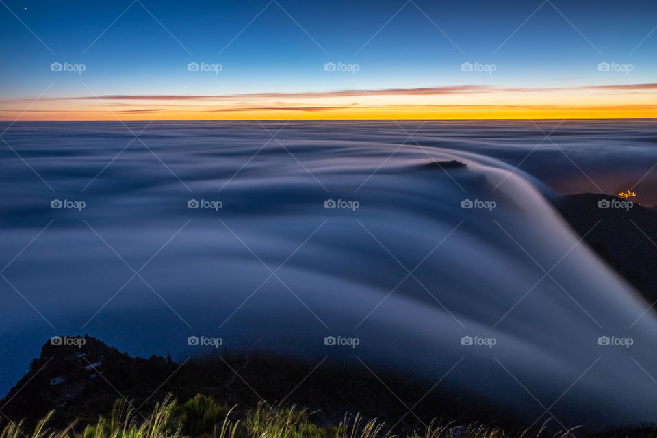 Portugal Madeiraisland Pico Ruivo sunrise