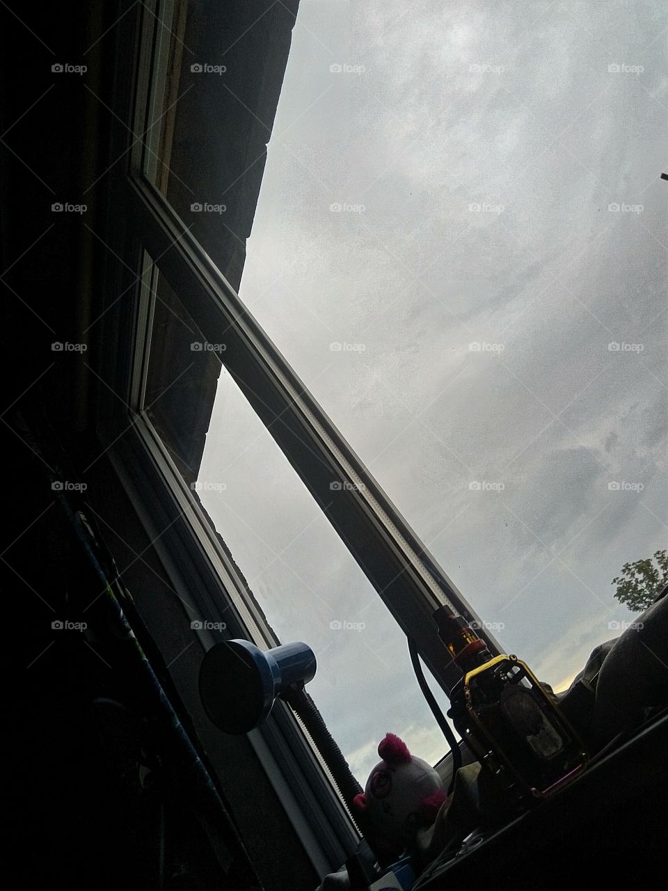 clouds out of my window