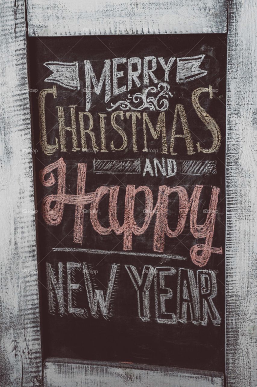 chalkboard Christmas