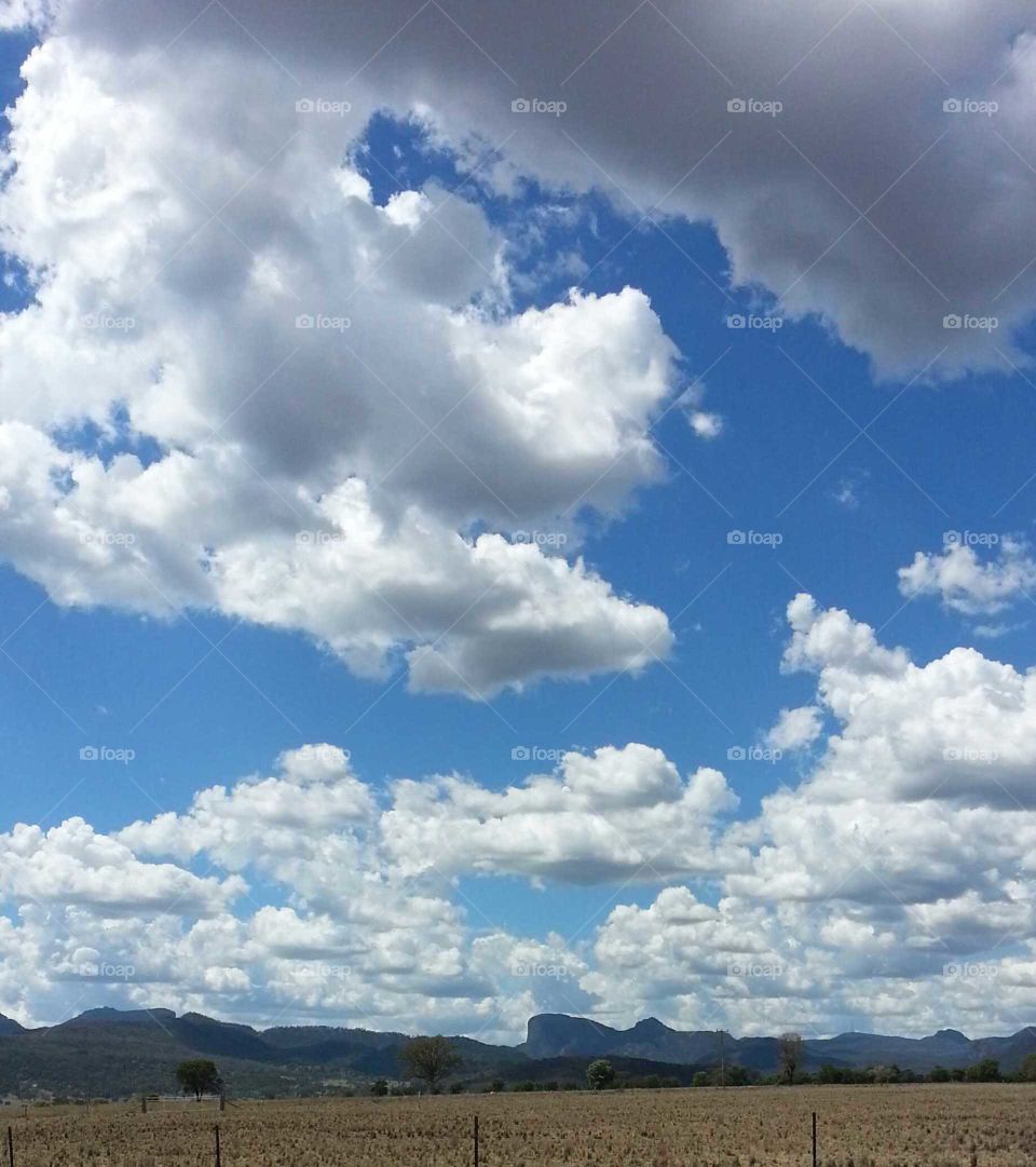 Beautiful sky in Outback Australia