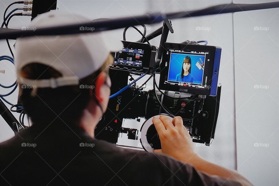 Video shooting in progress.