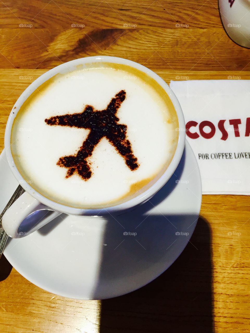 Coffe before flying 