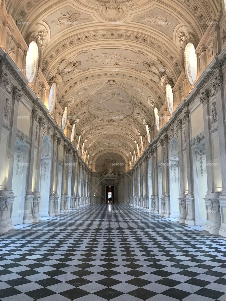 Interior of the Reggia di Venaria, Torino, Italy