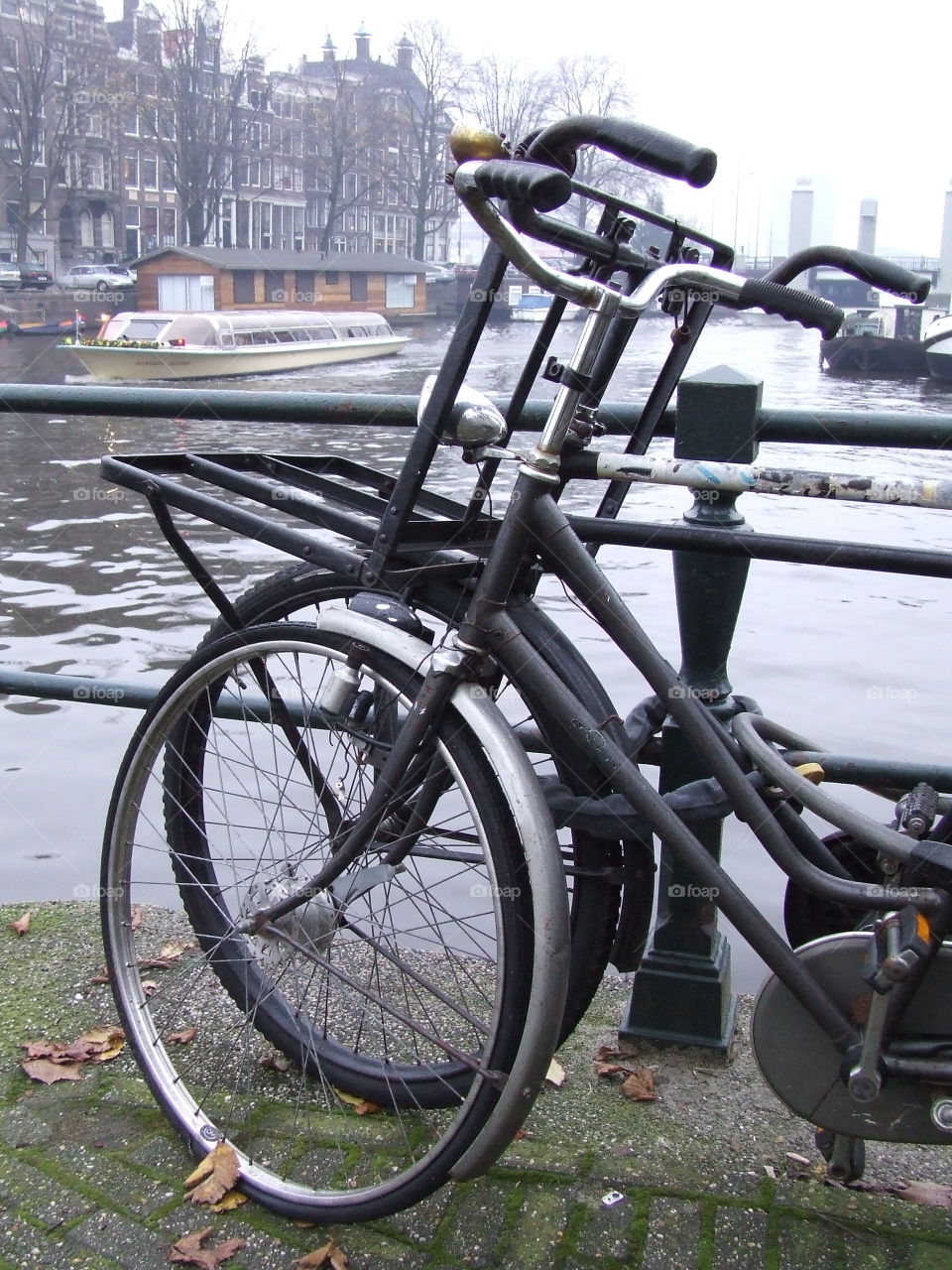Bike detail in Amsterdam,  Netherlands