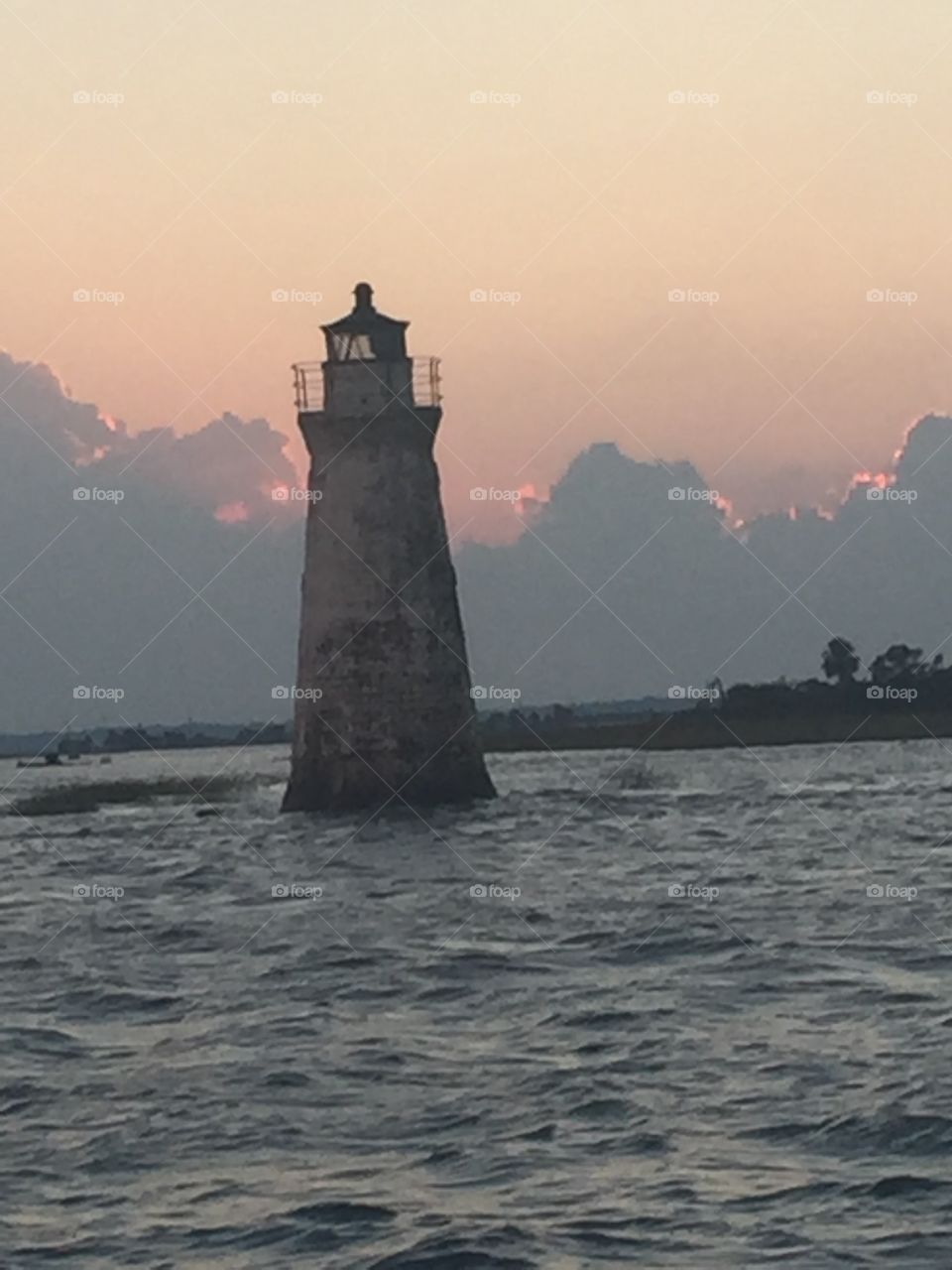 Lighthouse at Tybee Island Georgia 
