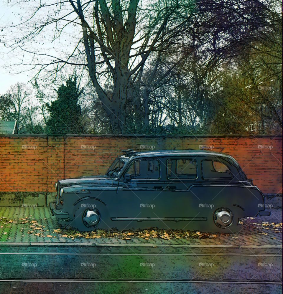 Oldtimer on the road