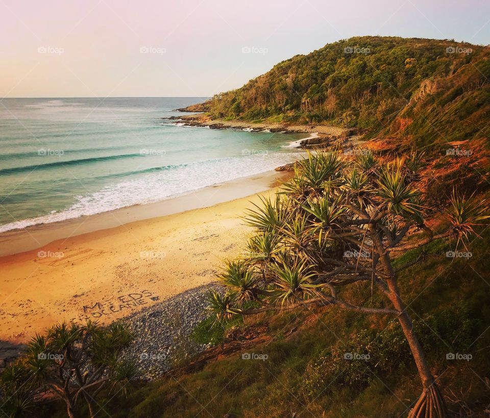 The coast of noosa National Park Australia 