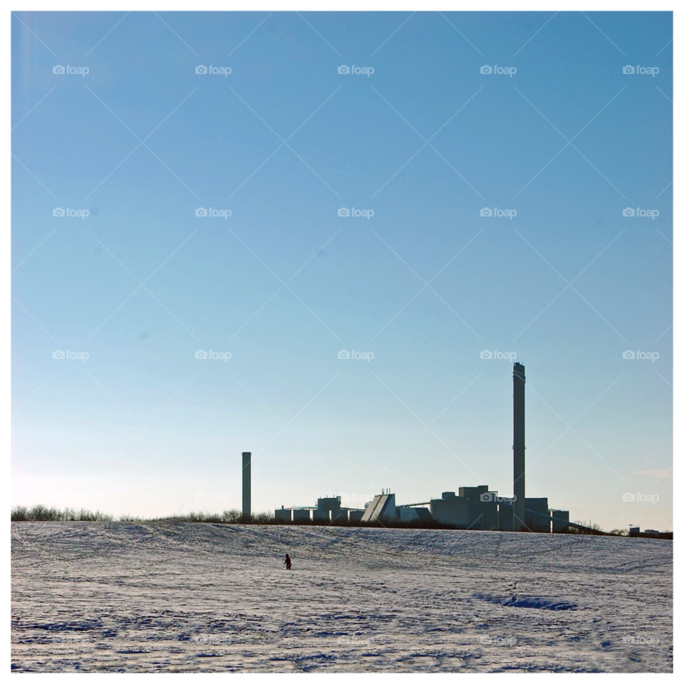 Pollution, Sky, Grinder, Nature, Industry