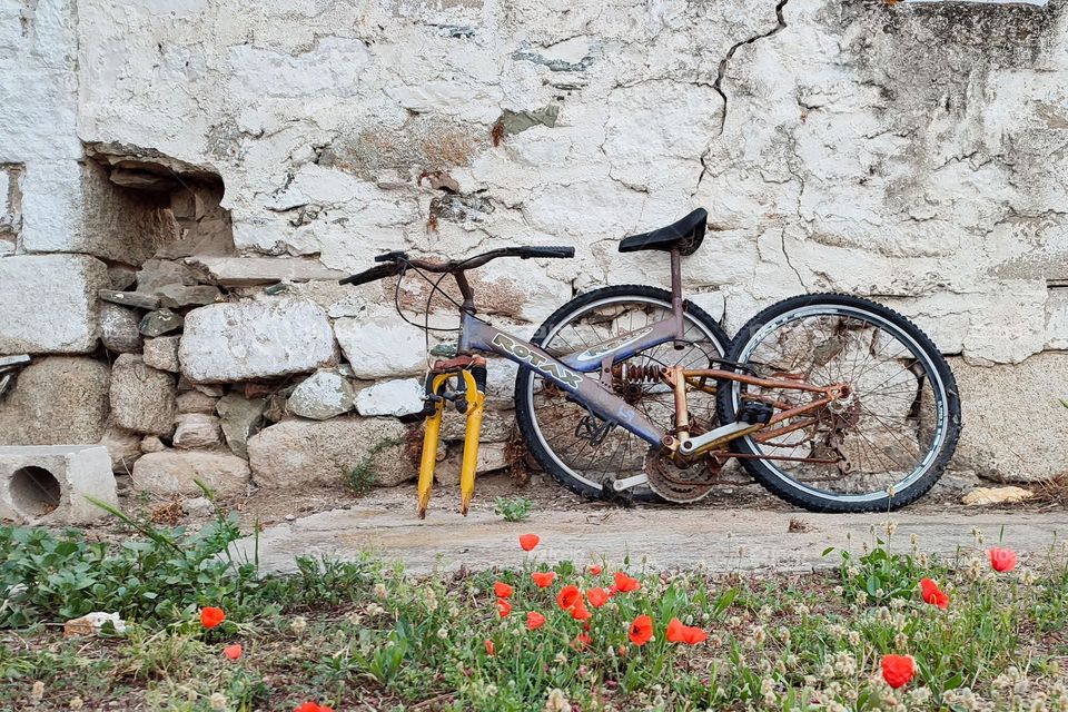 One Lonely Broken Bicycle