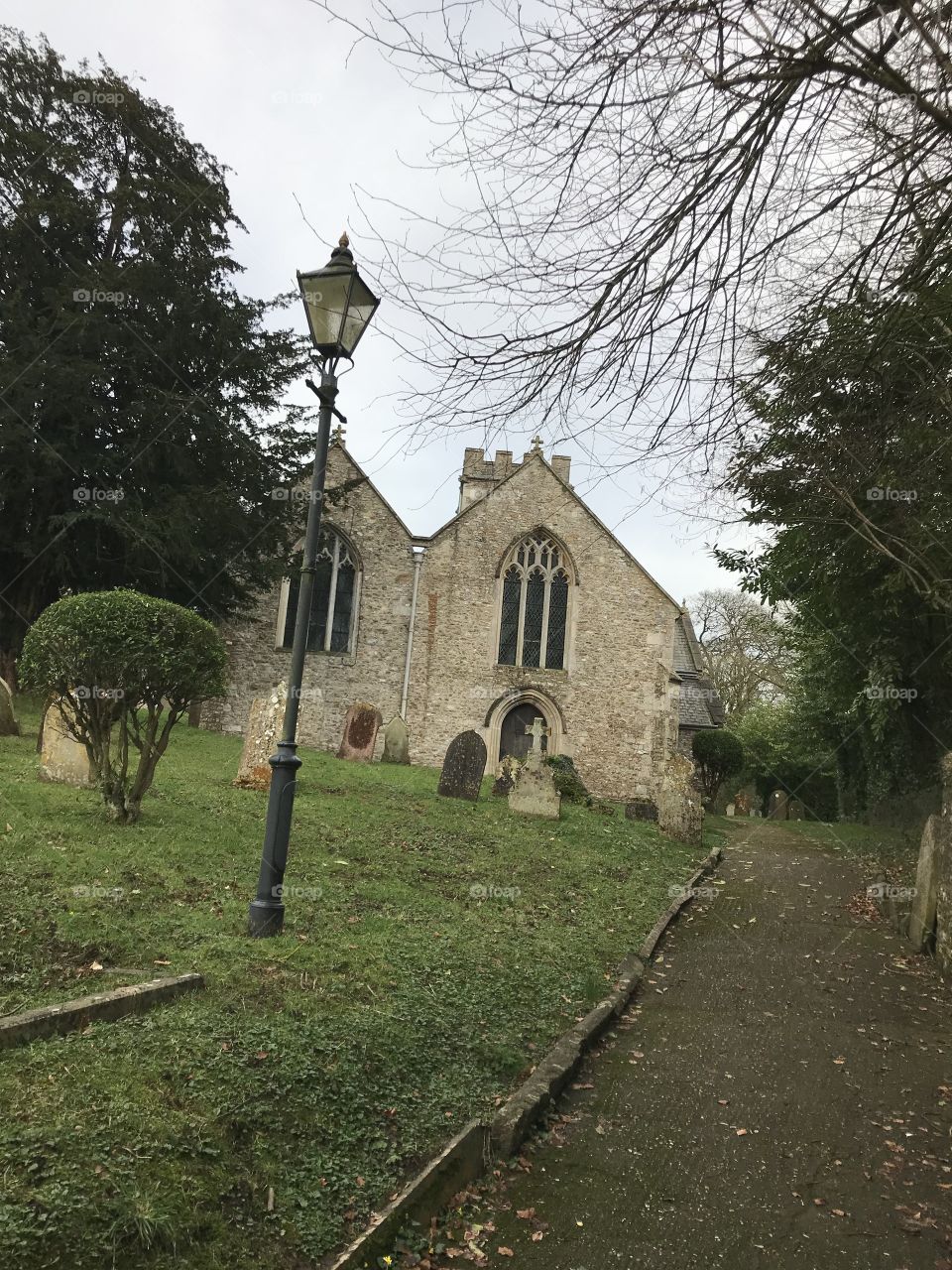 Loving this portrayal of this lovely old church in Devon, it’s the swaying lamp that does it for me.
