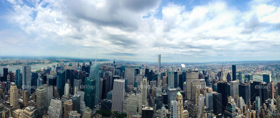 Empire State building view