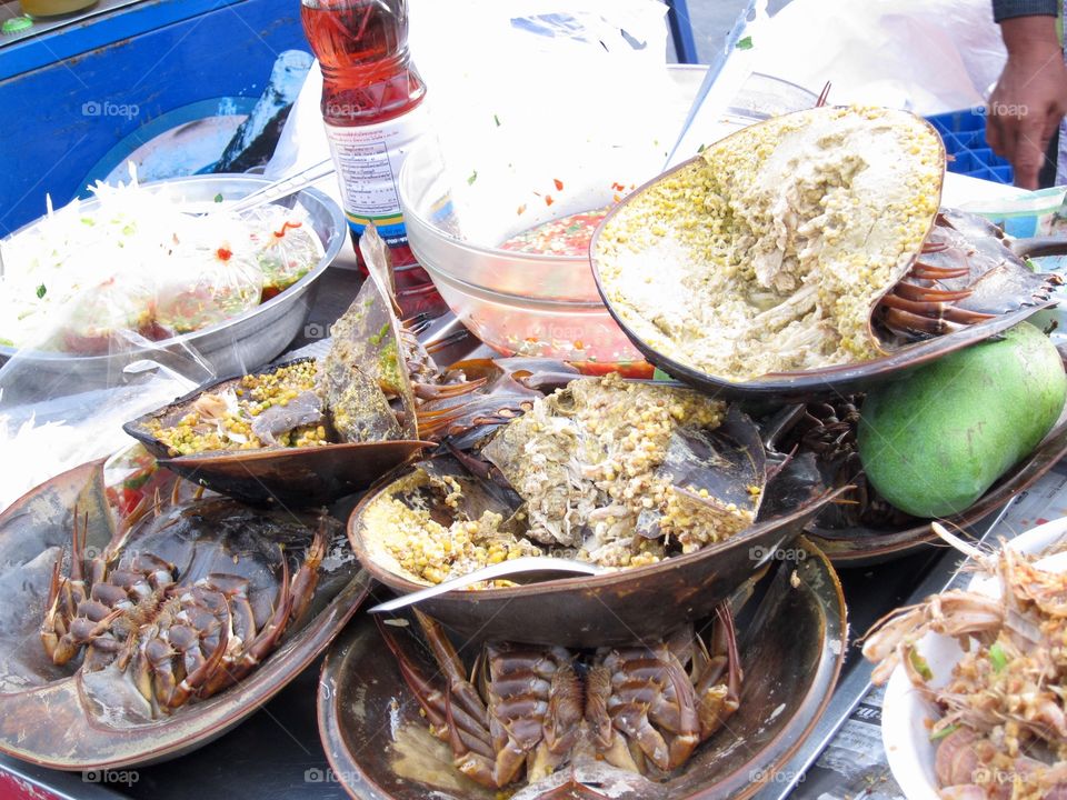 Delicacy: Sting ray eggs