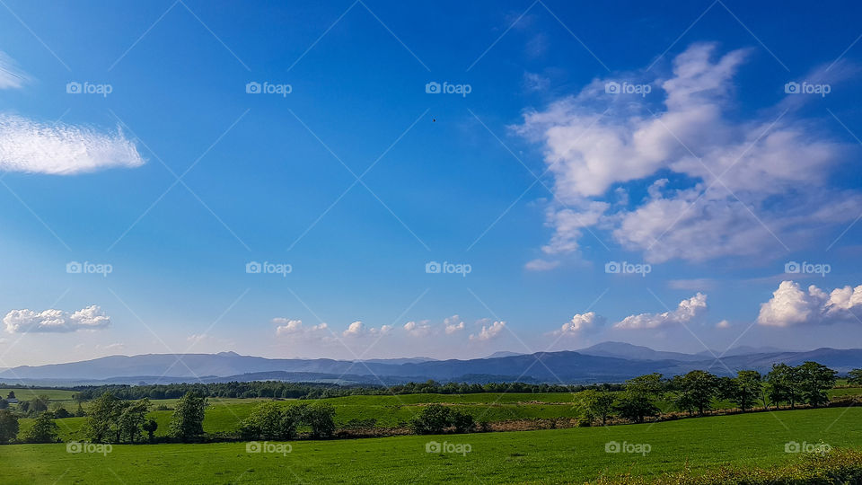 The Scottish countryside