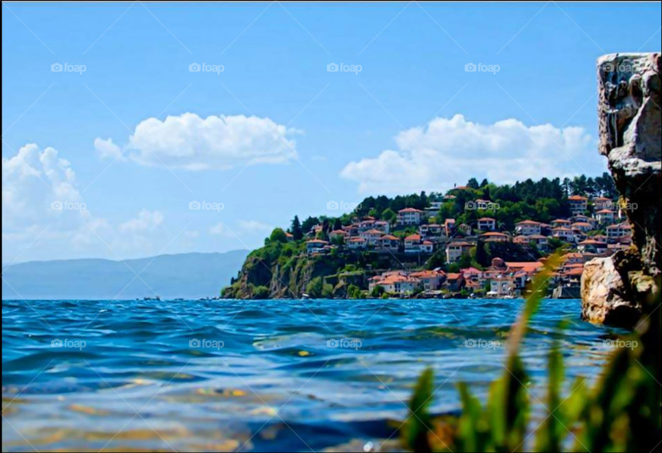 Ohrid lake, old town