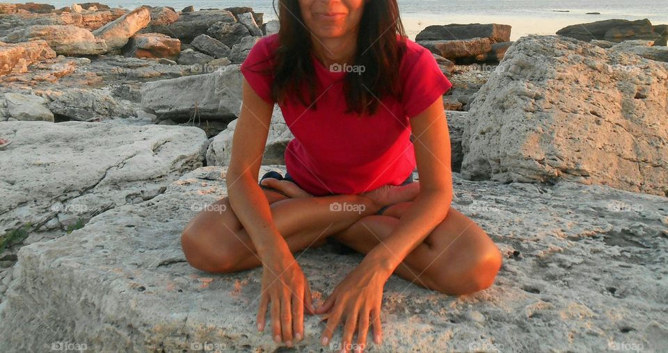 Woman, People, One, Water, Beach