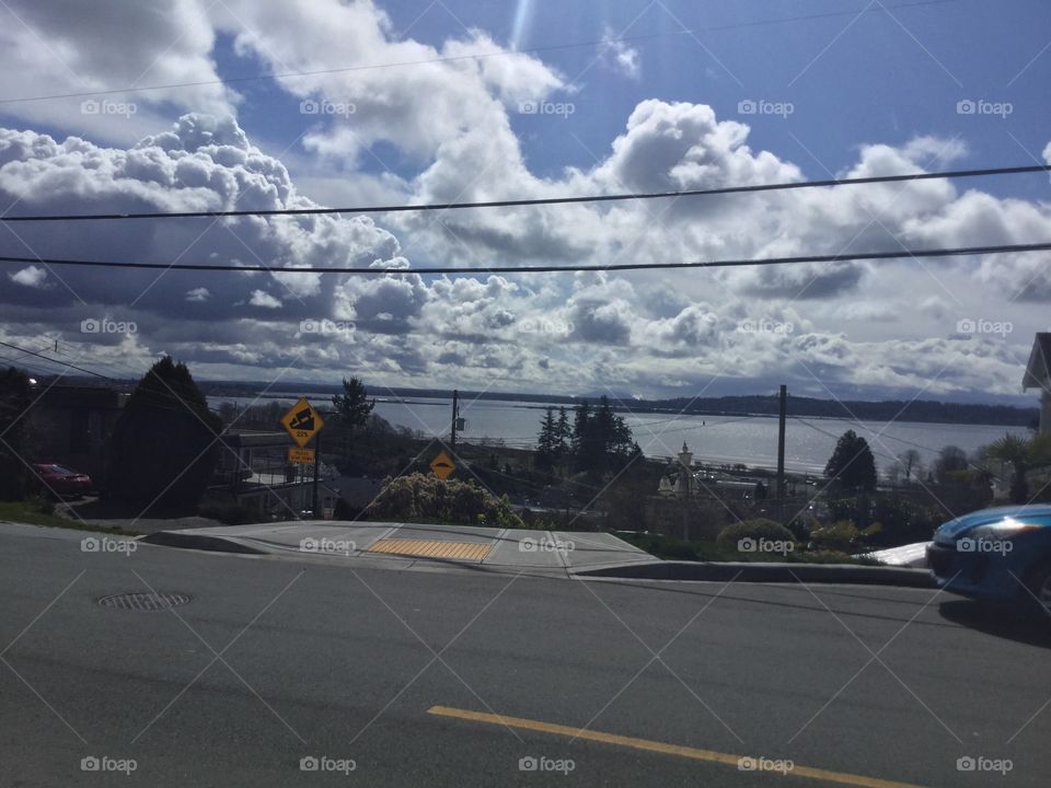 Horizon along White Rock 