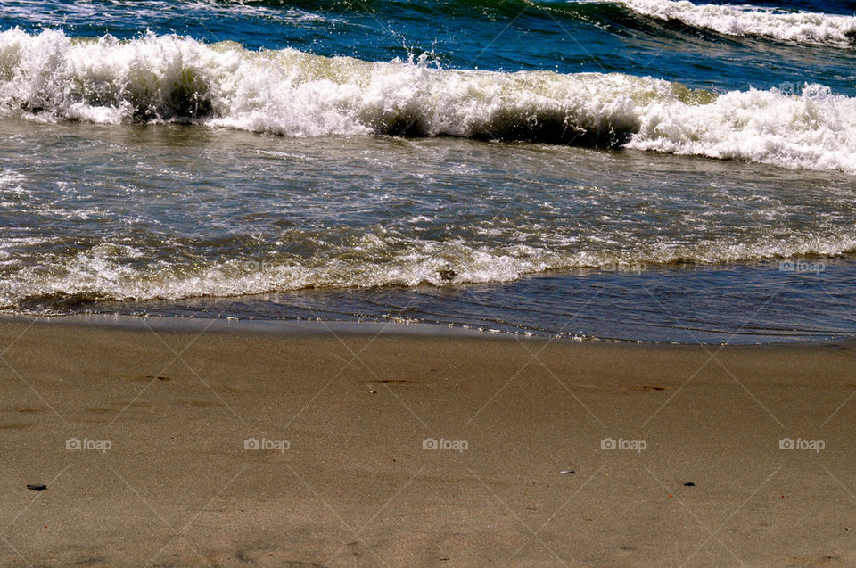 Waves on the beach