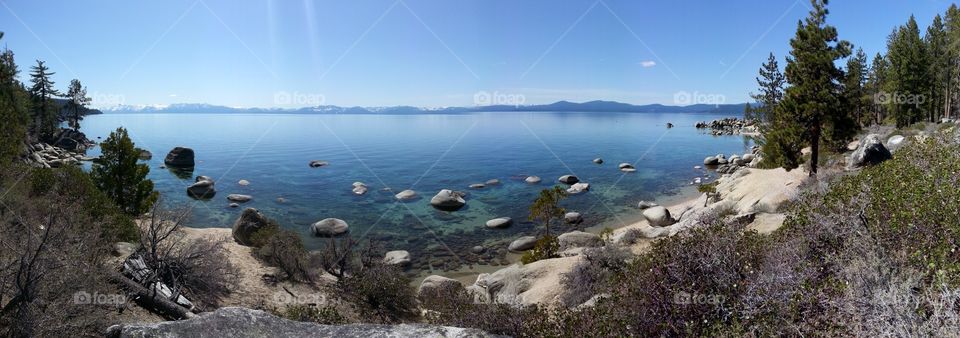 lake tahoe wide view. living in Lake tahoe there are done beautiful views