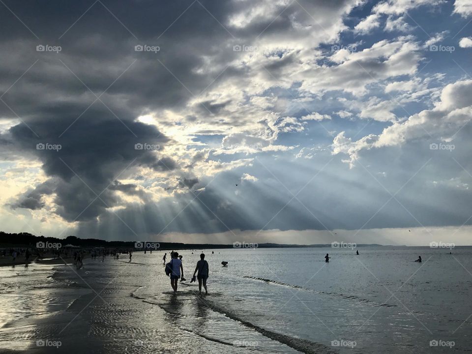 Walking on the Beach