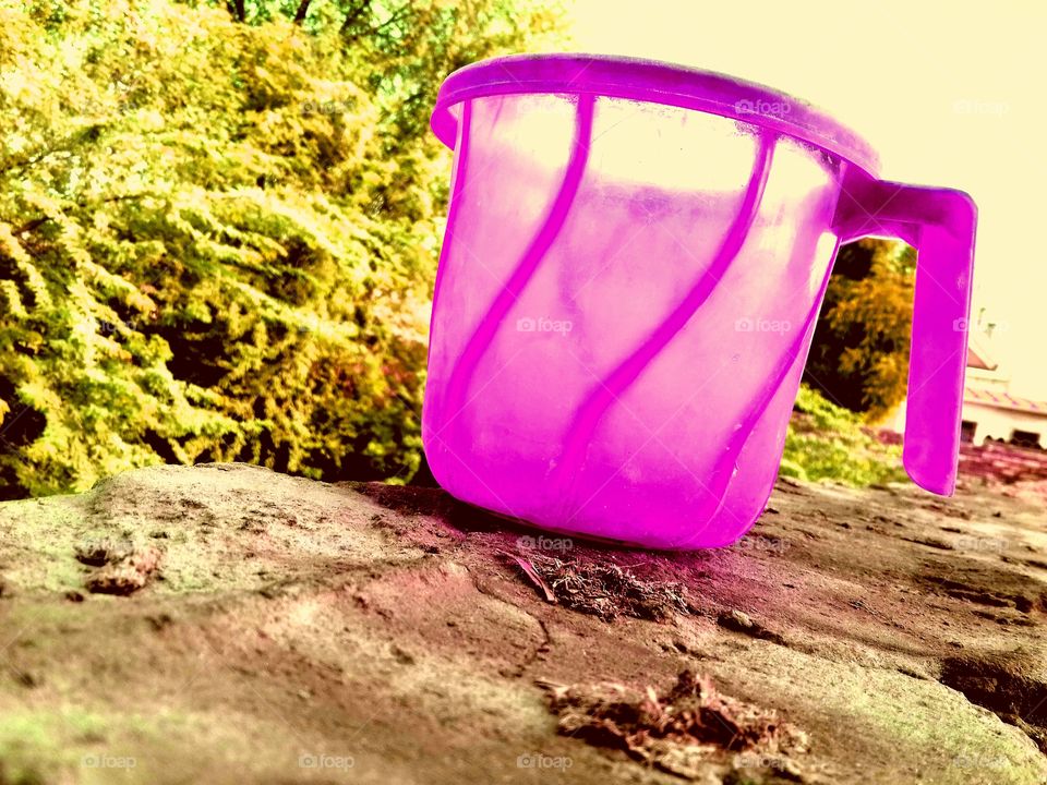 jug! beautiful colorful scene with nature.