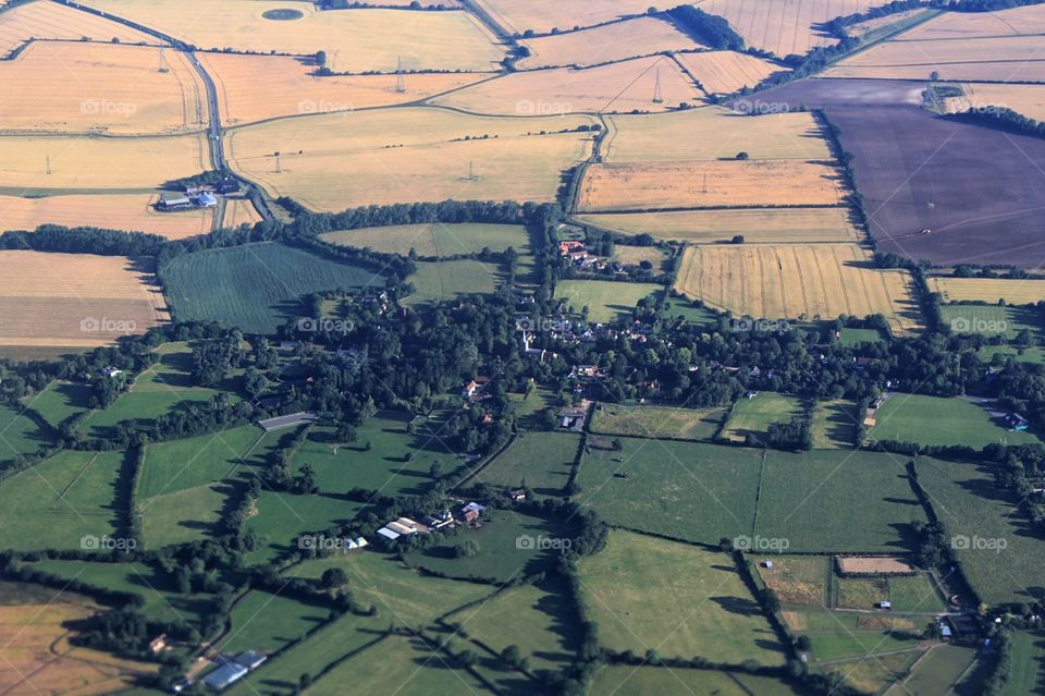 field from the sky