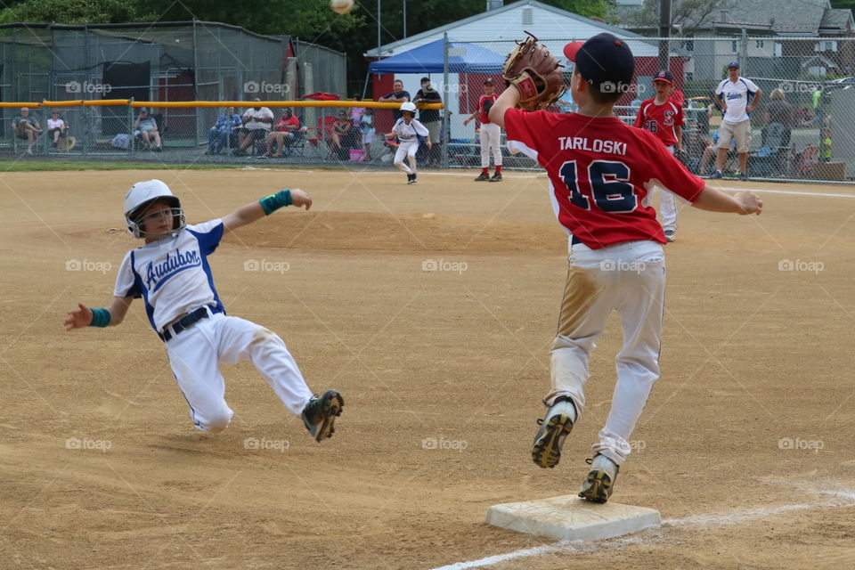 Sliding into third