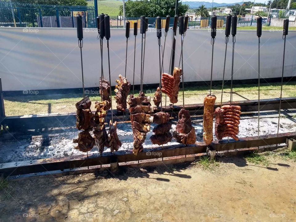 Churrasco de chão