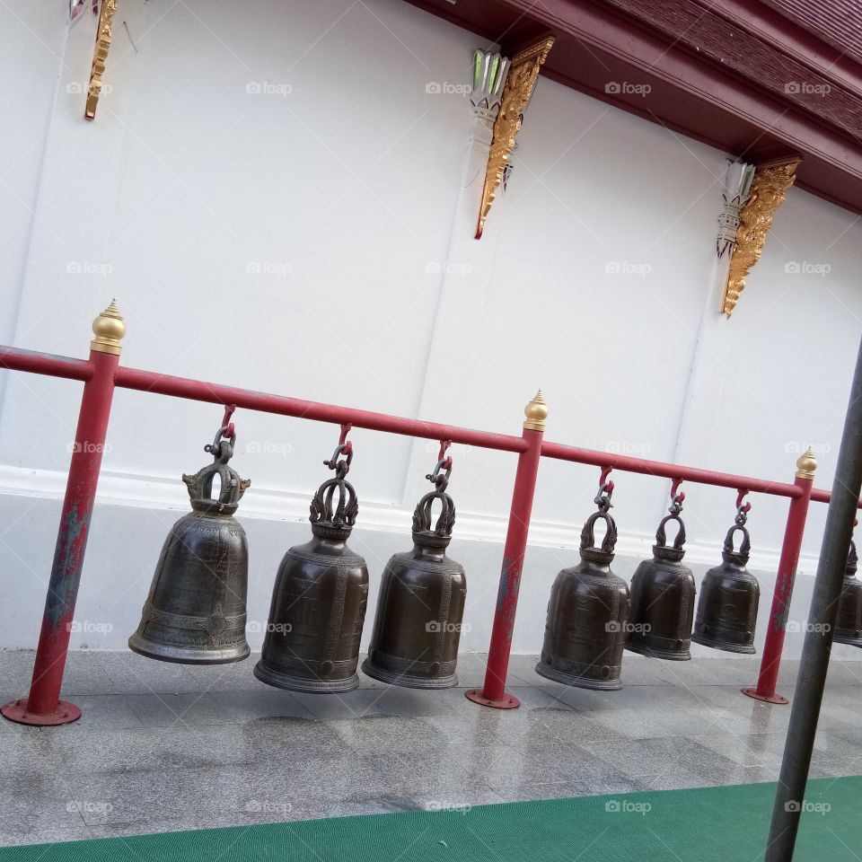 bell : temple : Thailand : wat