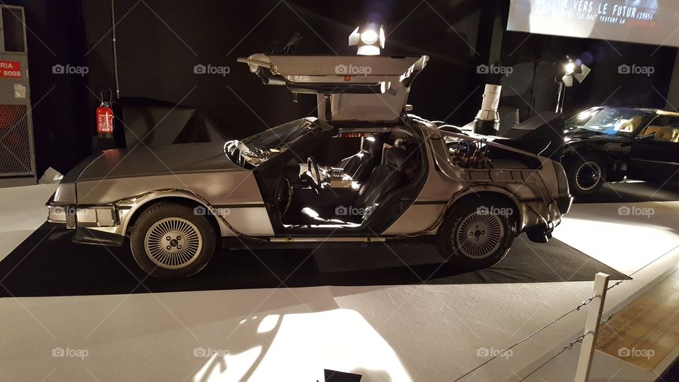 DeLorean car - Back To The Futur