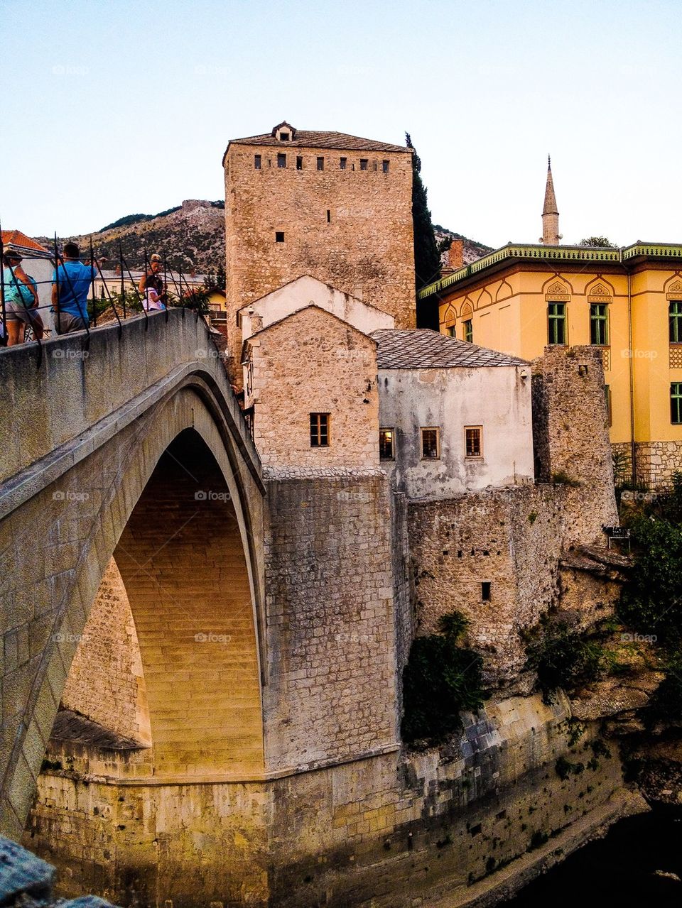 The bridge in Mostar