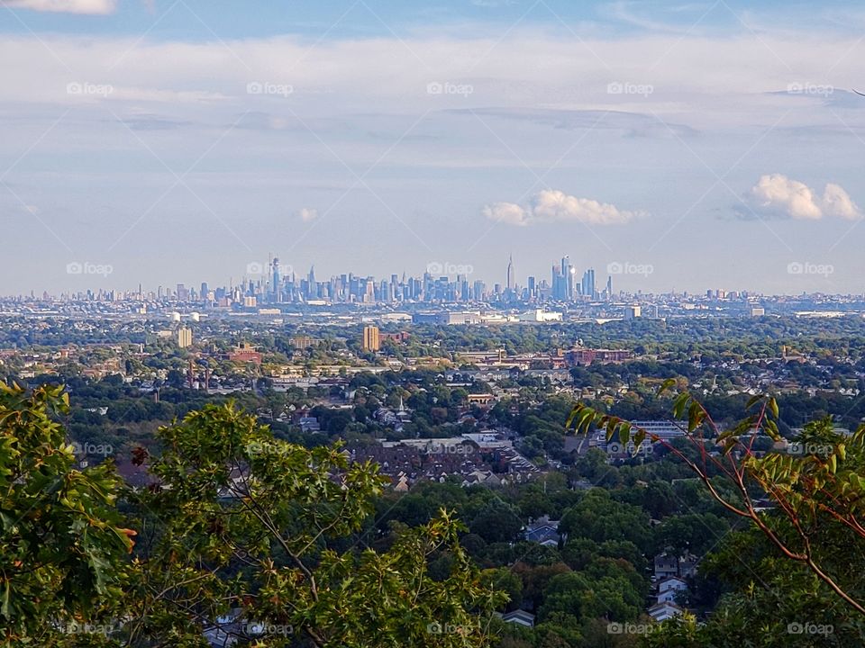 View of New York from New Jersey