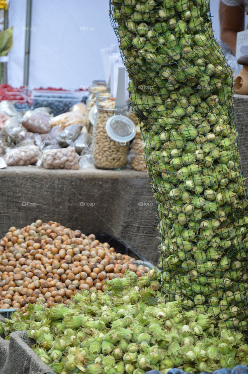 nuts at market