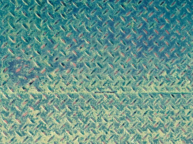 Diamond tread steel