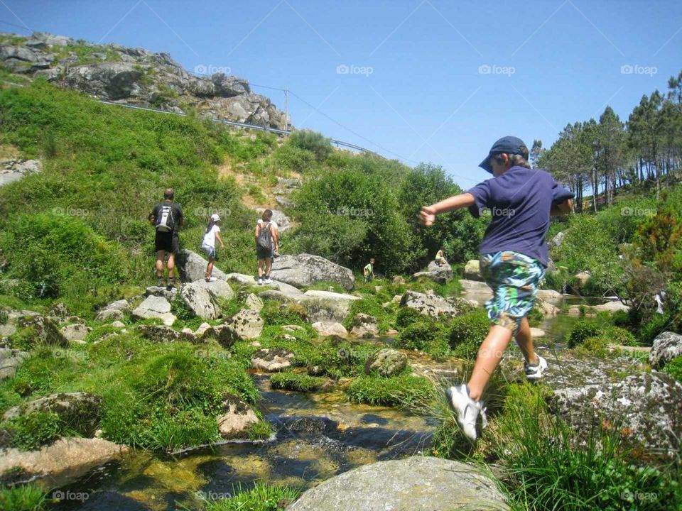 Family hiking trip, a wonderful way to stay in shape and bond with each other