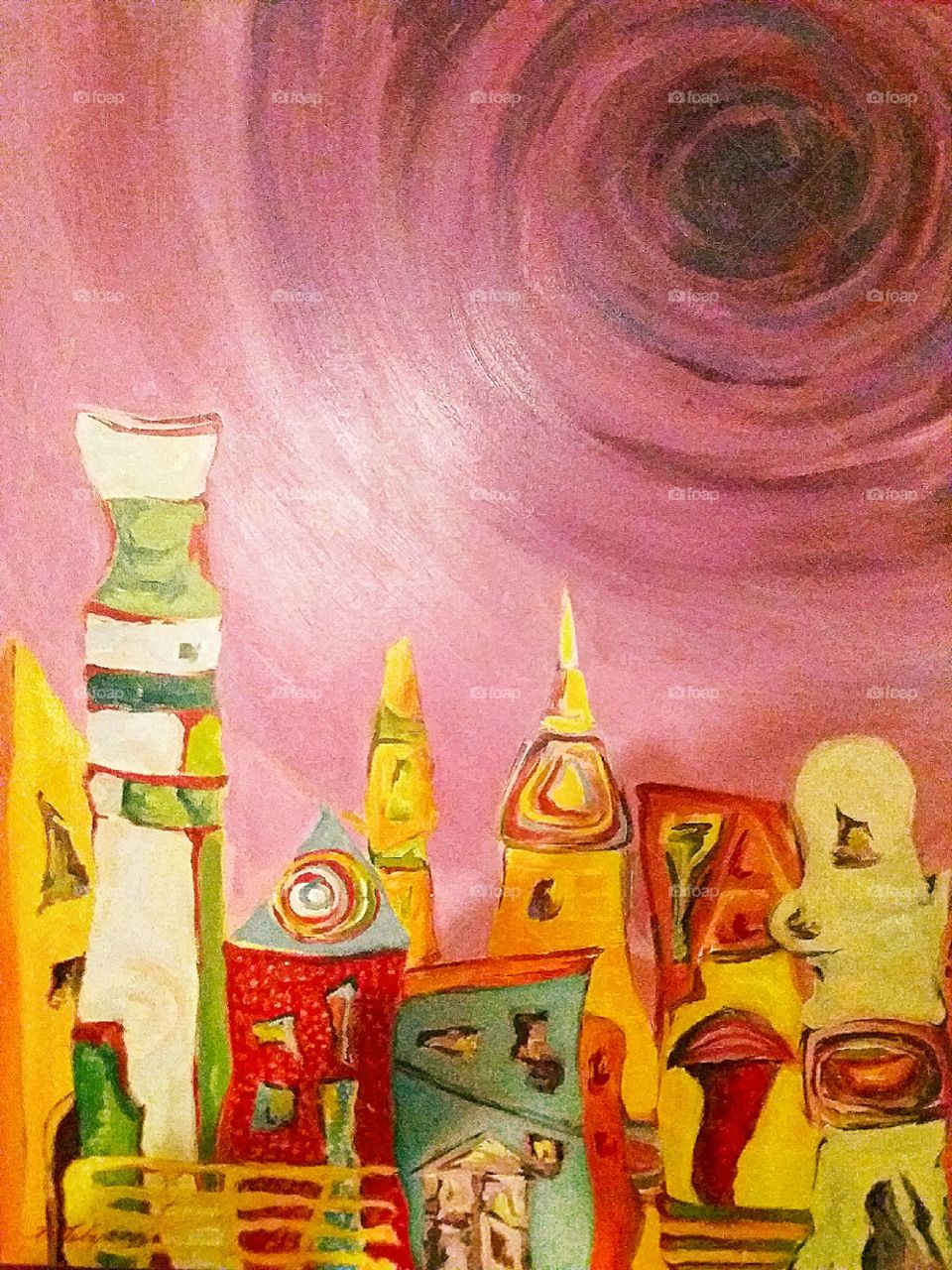 Painting on canvas, Greece