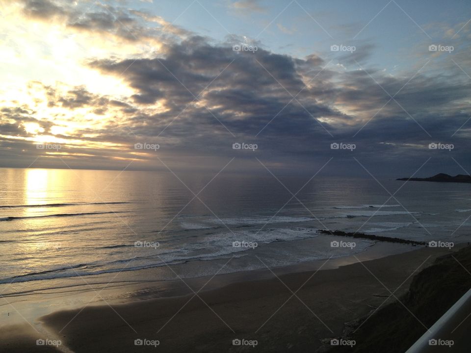 Sunset, Water, Beach, Dawn, Sea