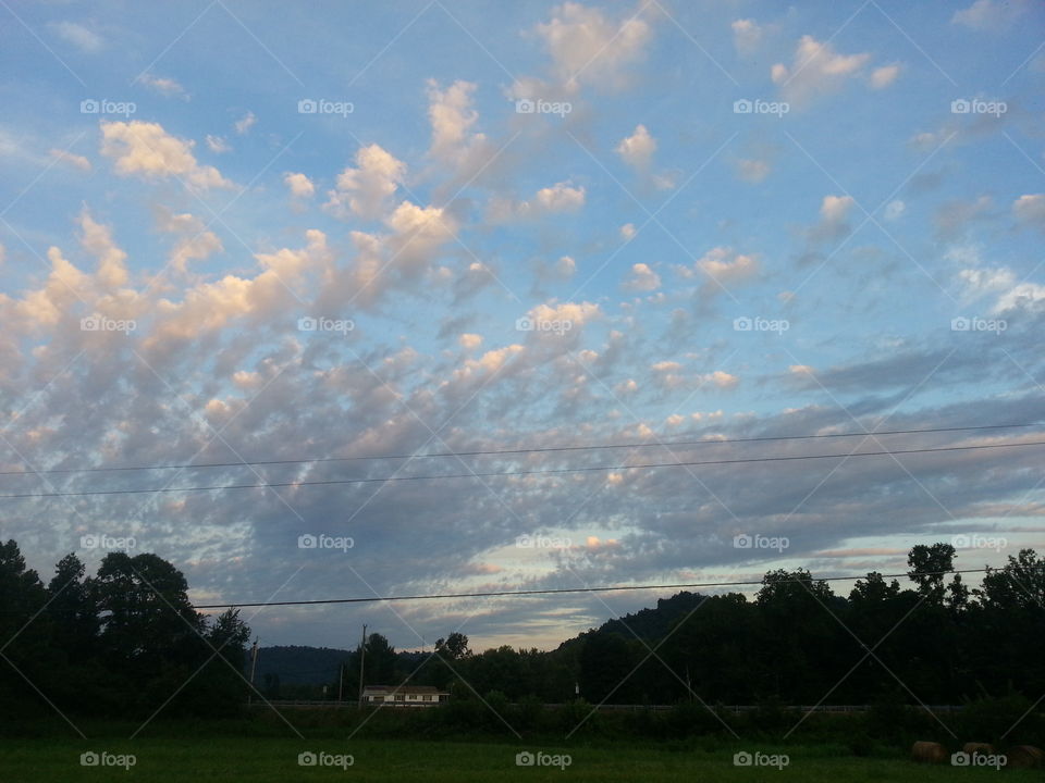 summer sky. gorgeous sky in summer