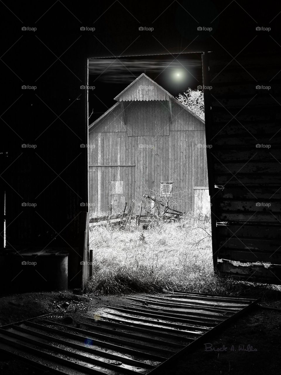 Beautiful barn view. 