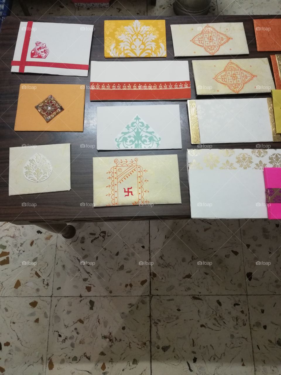 Envelope making handmade