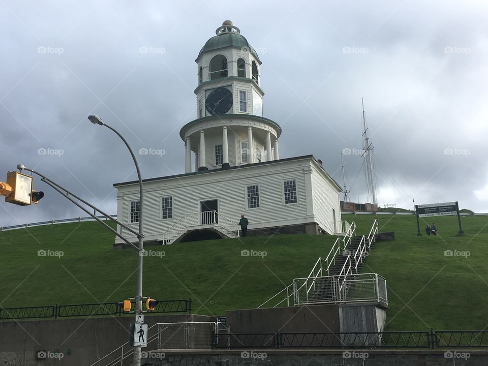 View of the Citadel in Halifax NovaScotia Canada. 