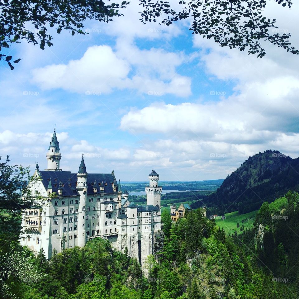 There's a small hike to this secret spot to get the best view of Neuschwanstein Castle!  