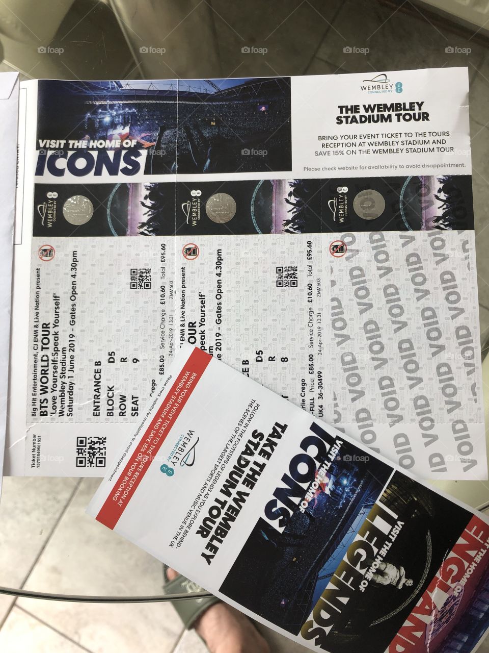 BTS concert tickets June 1, 2019