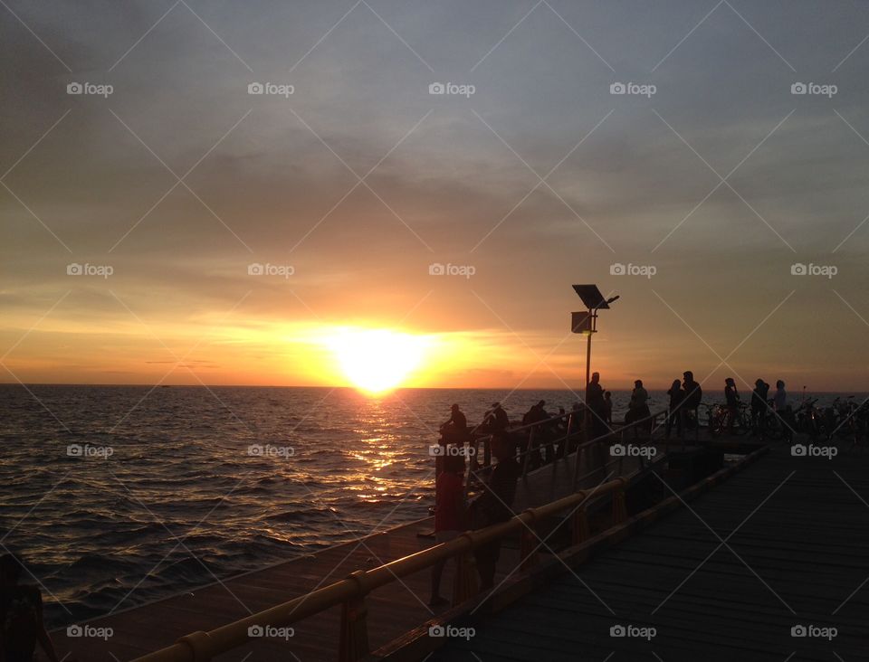 Sunset at Derawan Island, East Borneo