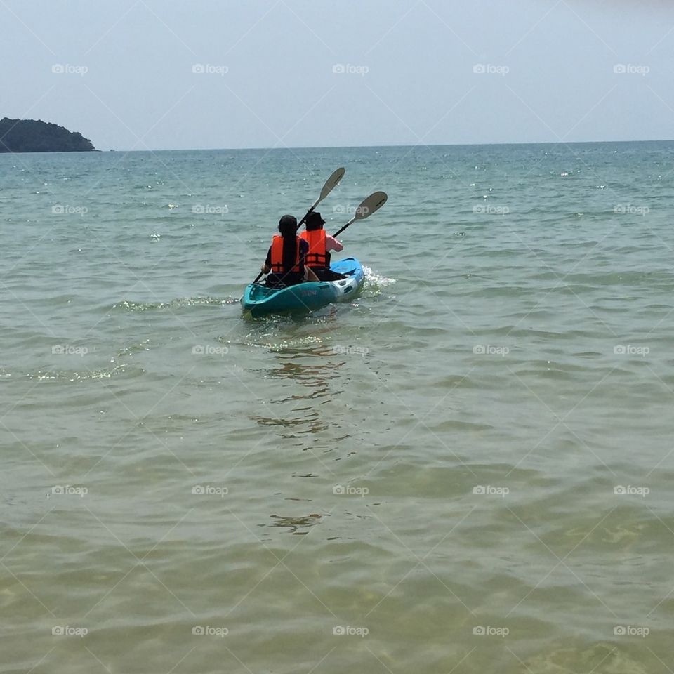 Kayaking with my sister