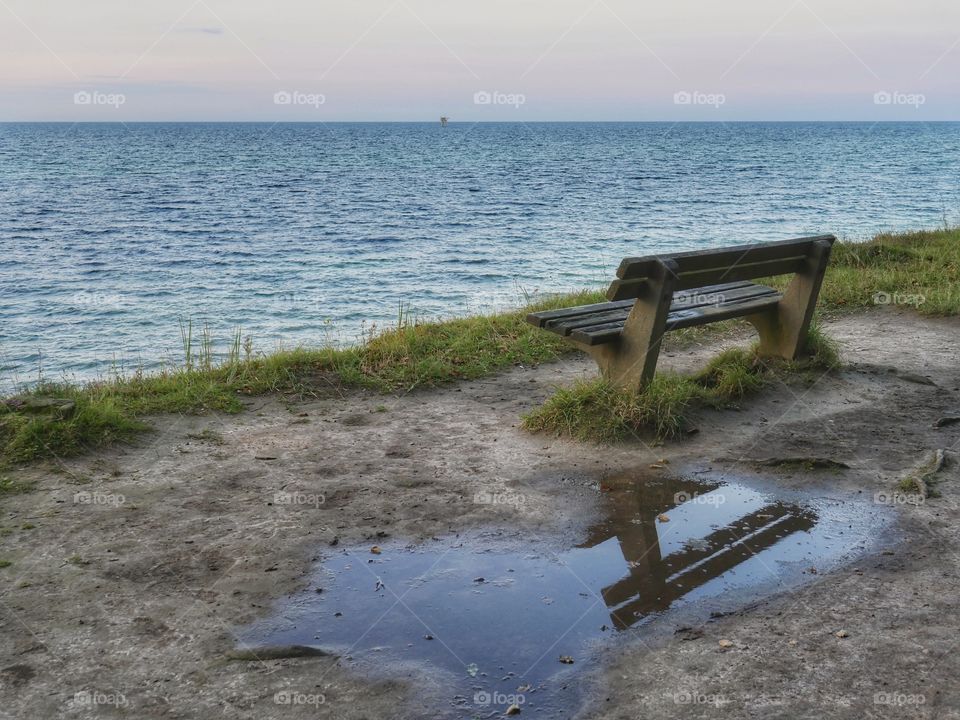 Puddle reflection