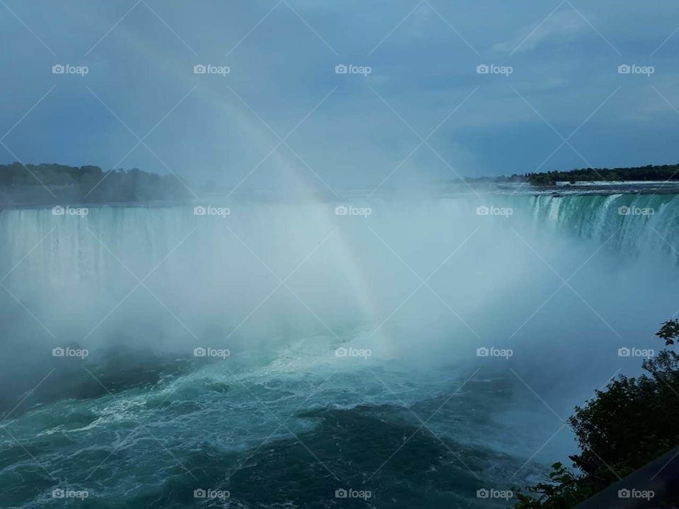 Rainbow over Niagara Falls