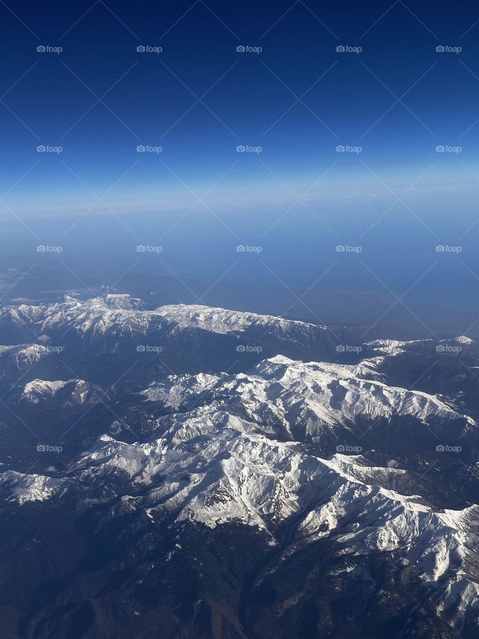 flight over Mount Elbrus