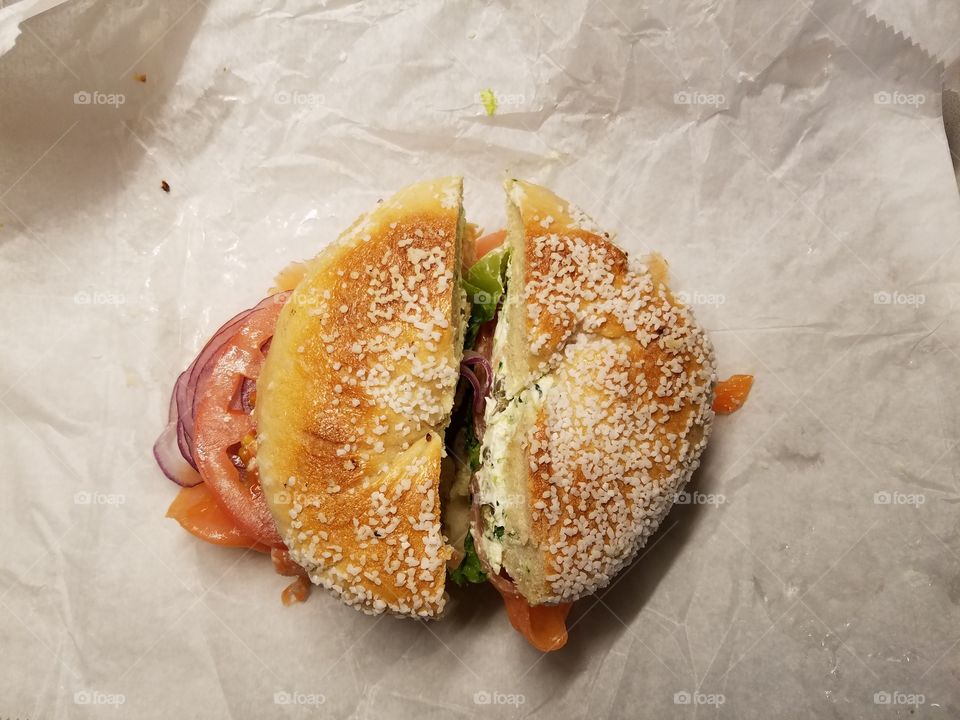 Lox Bagel Sandwich from Ess-a-bagel